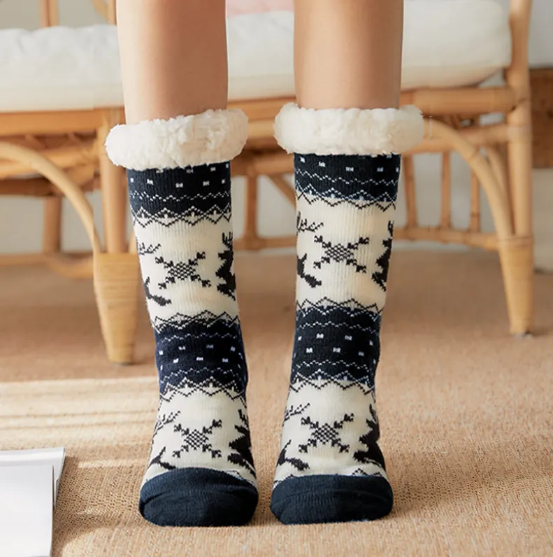 Extra-warm Fleece Indoor Socks #1