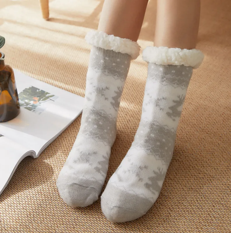Extra-warm Fleece Indoor Socks #1