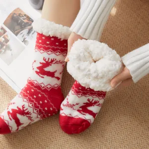 Extra-warm Fleece Indoor Socks #1