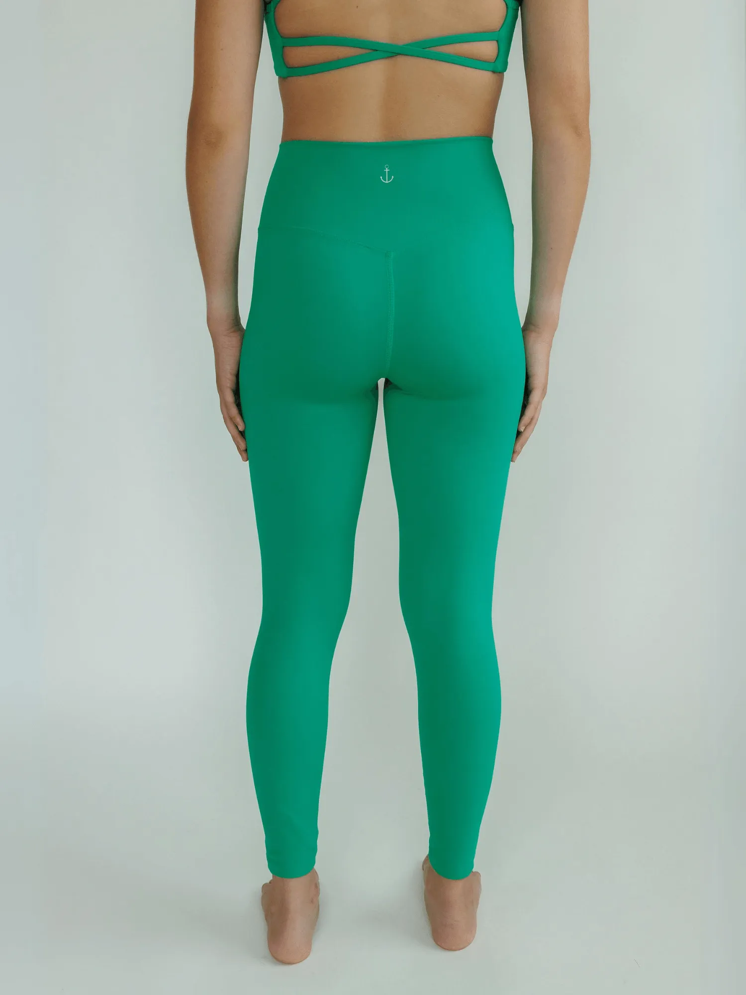 Kelly Green "Mia" Luxe and Lift High Rise Leggings