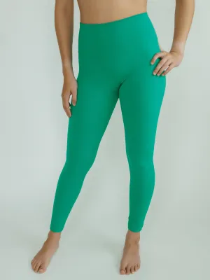 Kelly Green "Mia" Luxe and Lift High Rise Leggings