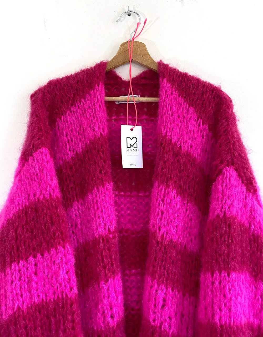 Knitting Kit – MYPZ Chunky Mohair Pop Cardigan No.15 (ENG-NL)