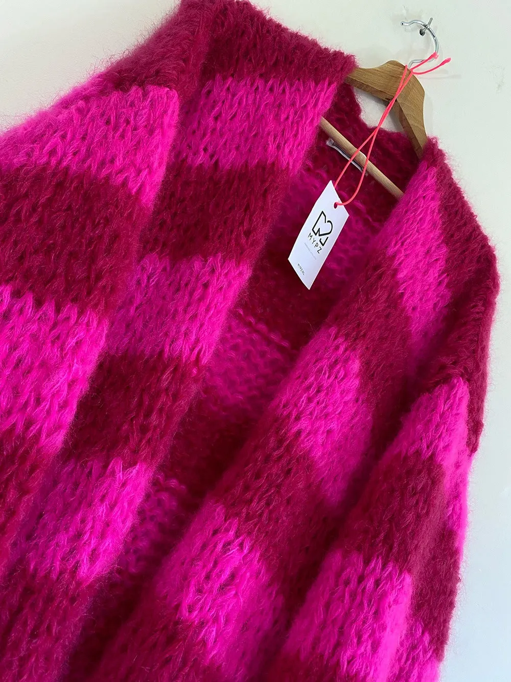 Knitting Kit – MYPZ Chunky Mohair Pop Cardigan No.15 (ENG-NL)