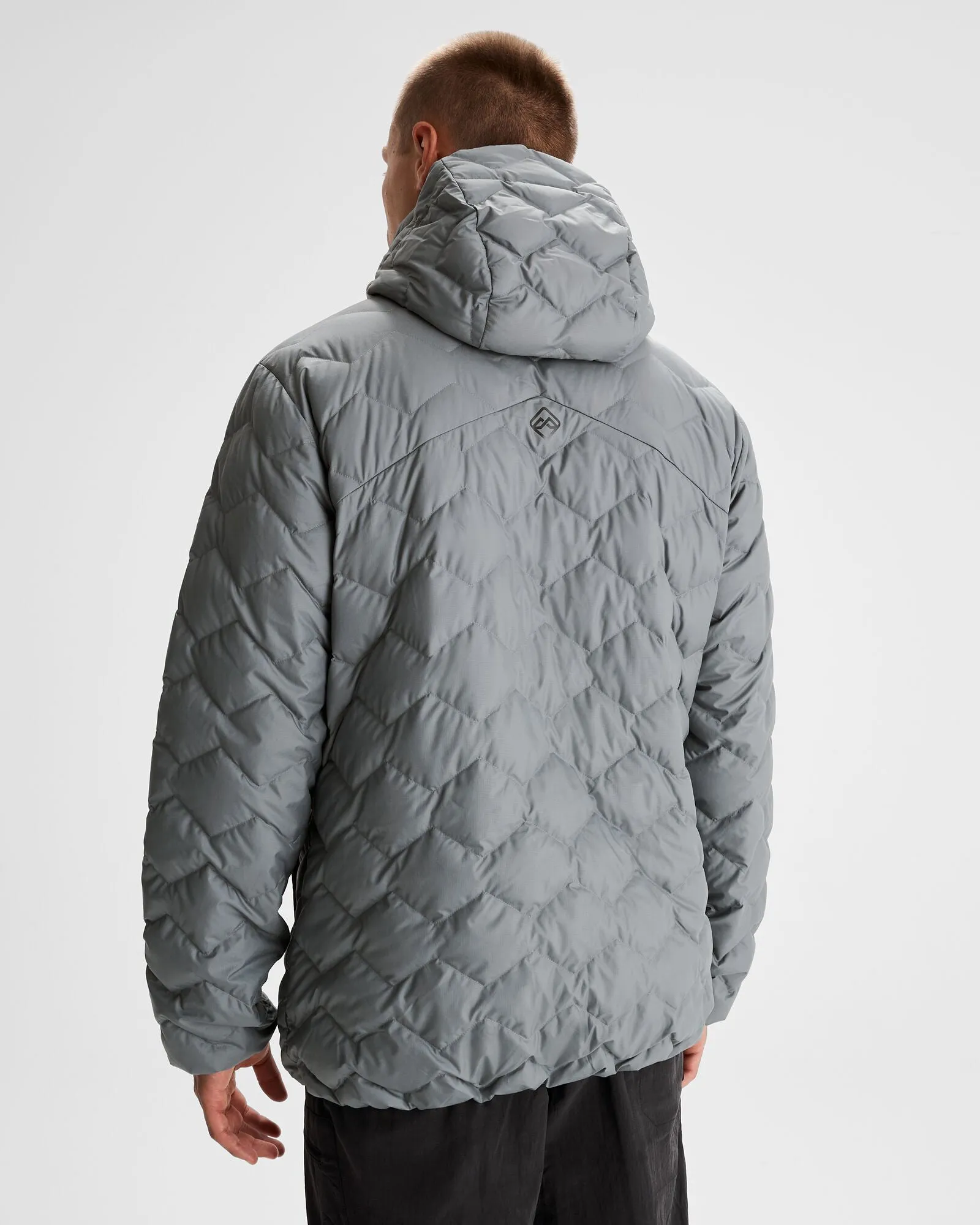 Men's Any Time Down Hooded Parka - Moon