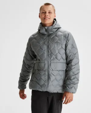 Men's Any Time Down Hooded Parka - Moon