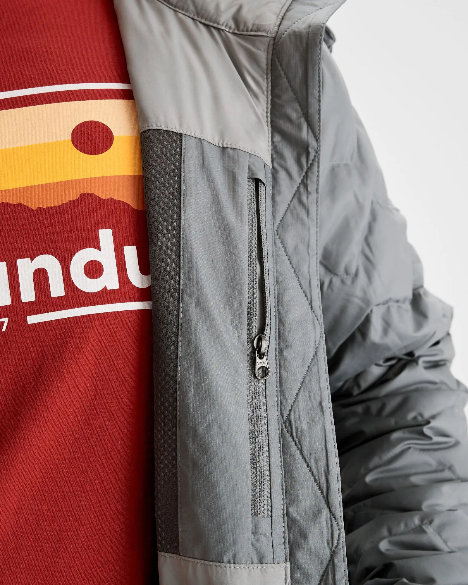 Men's Any Time Down Hooded Parka - Moon
