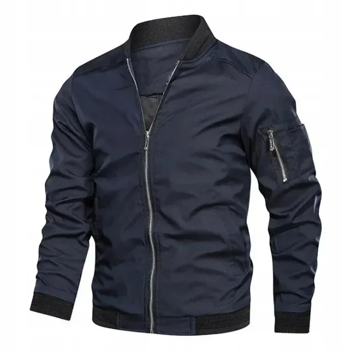 Men's Zippered Multi Pocket Jacket