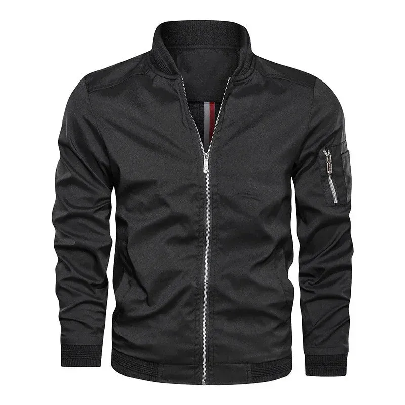 Men's Zippered Multi Pocket Jacket