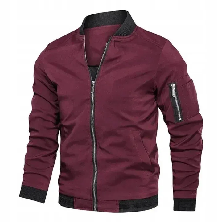 Men's Zippered Multi Pocket Jacket