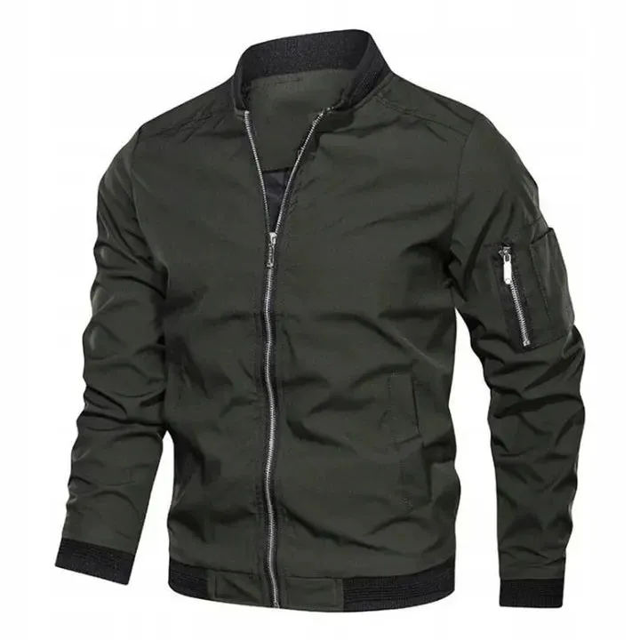 Men's Zippered Multi Pocket Jacket