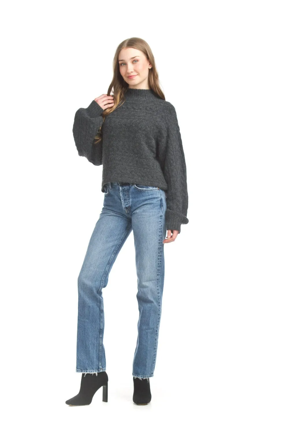 Papillon cable Knit Sweater - 17232