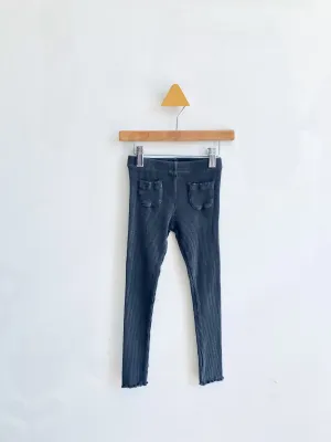 Ribbed Pocket Leggings // 4-5Y