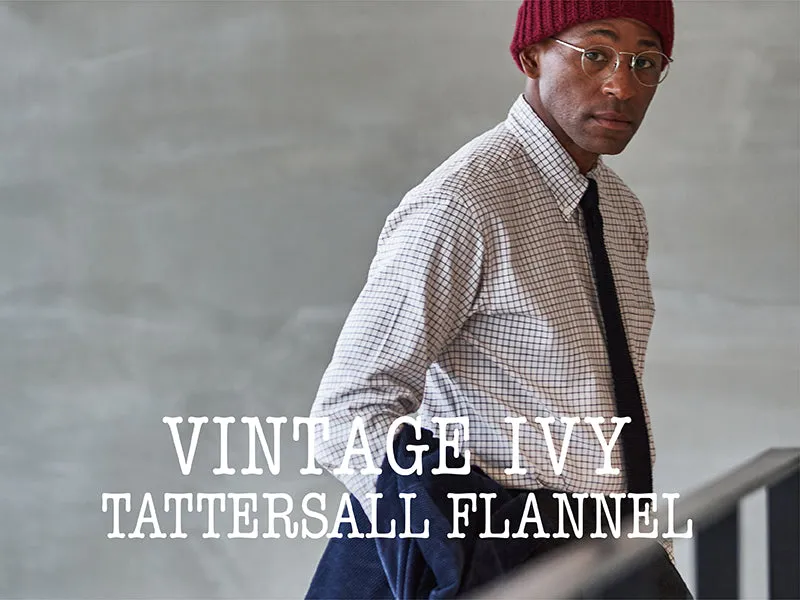 VINTAGE IVY  - Button-down Tattersall Flannel
