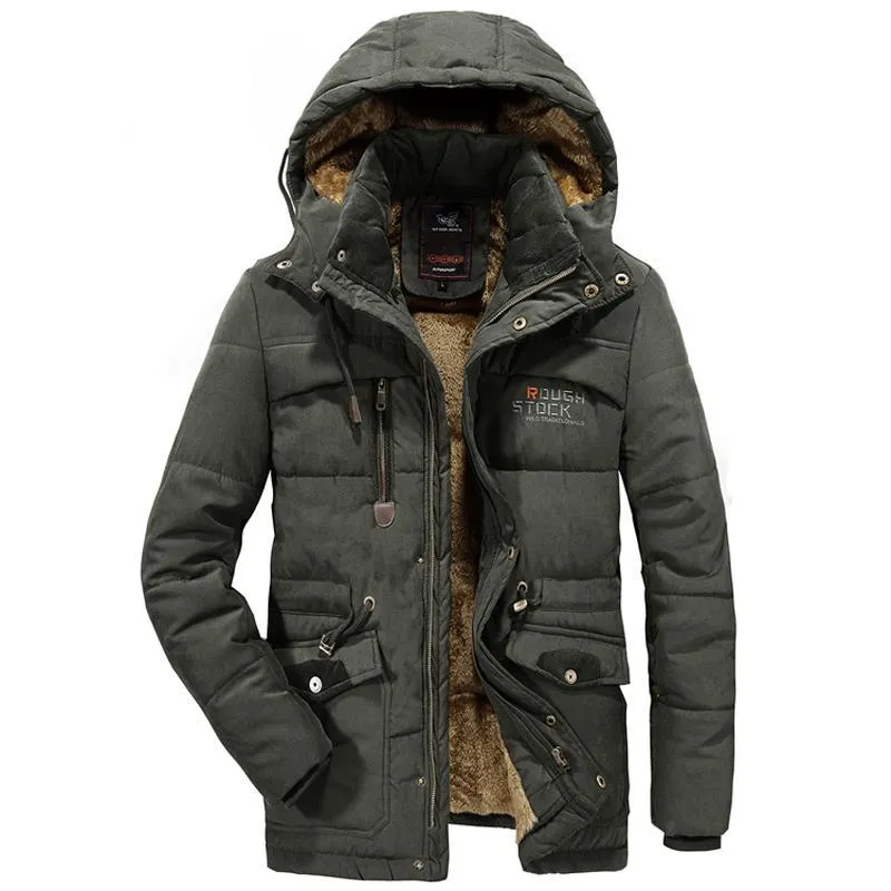 West Louis Windbreaker Male Multi-Pocket Parka