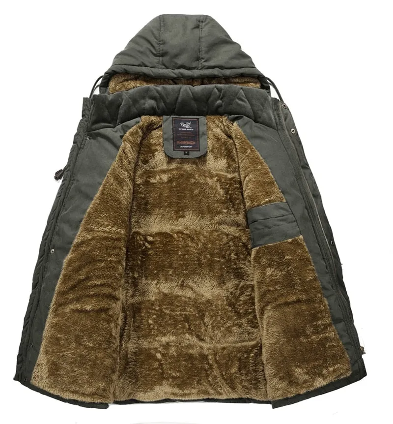 West Louis Windbreaker Male Multi-Pocket Parka