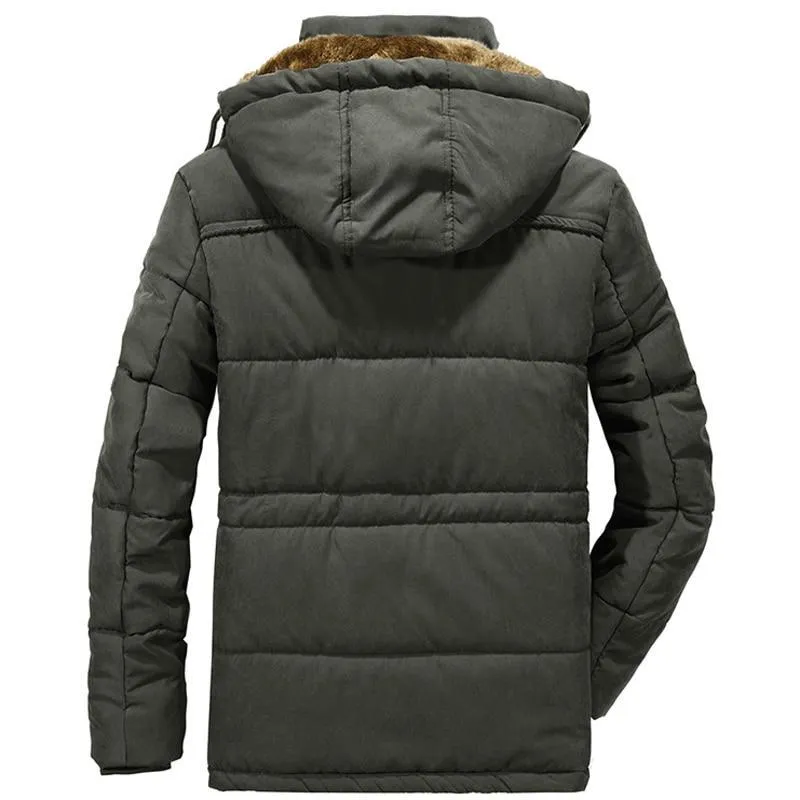 West Louis Windbreaker Male Multi-Pocket Parka